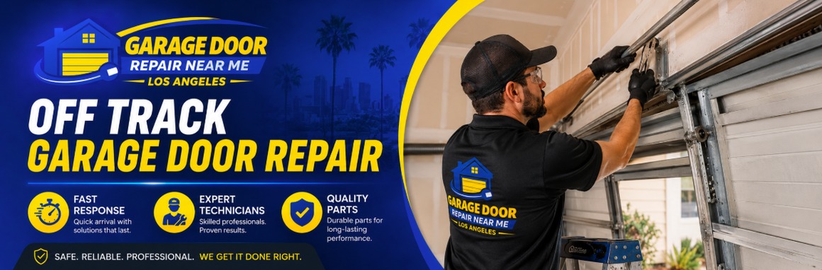 Off track garage door repair
