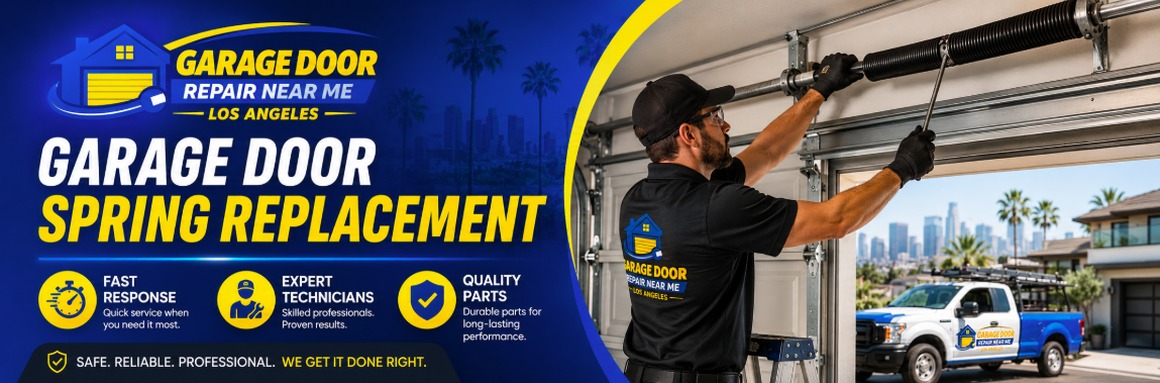 Garage door spring replacement